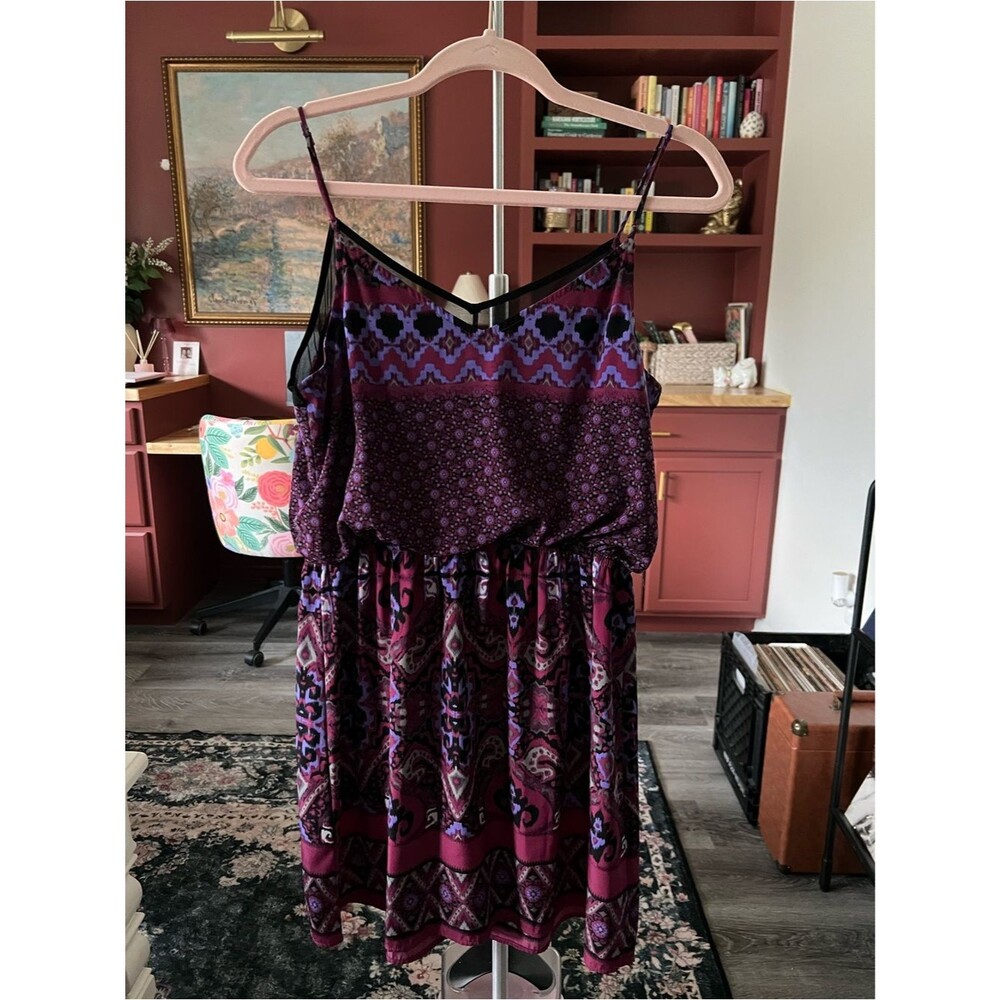 Express Patterned Mini Dress - Picture 5 of 5